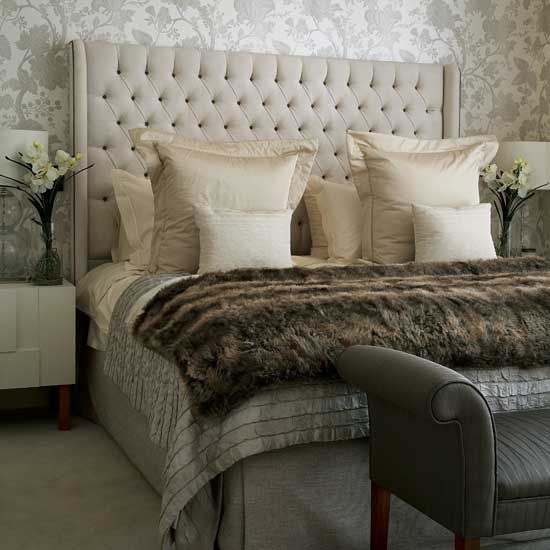 Does it get more luxe than this?...Put a faux fur throw on your sofa ...