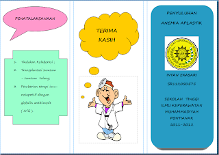 Anira Forever ♥: Contoh Leaflet Anemia Aplastik