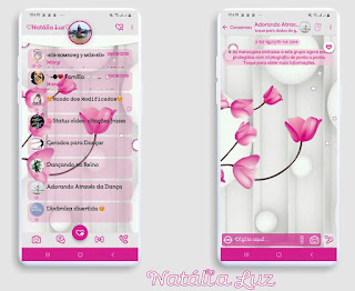 Rosas Cute Theme For YOWhatsApp & Fouad WhatsApp By Natalia Luz