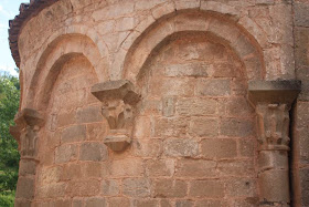 Apse of Sant Martí romanesque church in Mura