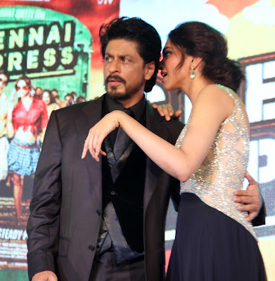 SRK, Deepika & Priyamani at 'Chennai Express' Audio Launch event