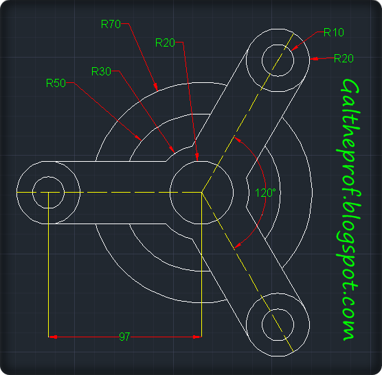 Gambar Latihan AutoCad 2D