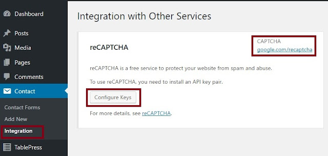  could be the most popular contact plugin for WordPress platform WordPress: Configure Captcha for Contact Form 7 Wordpress plugin