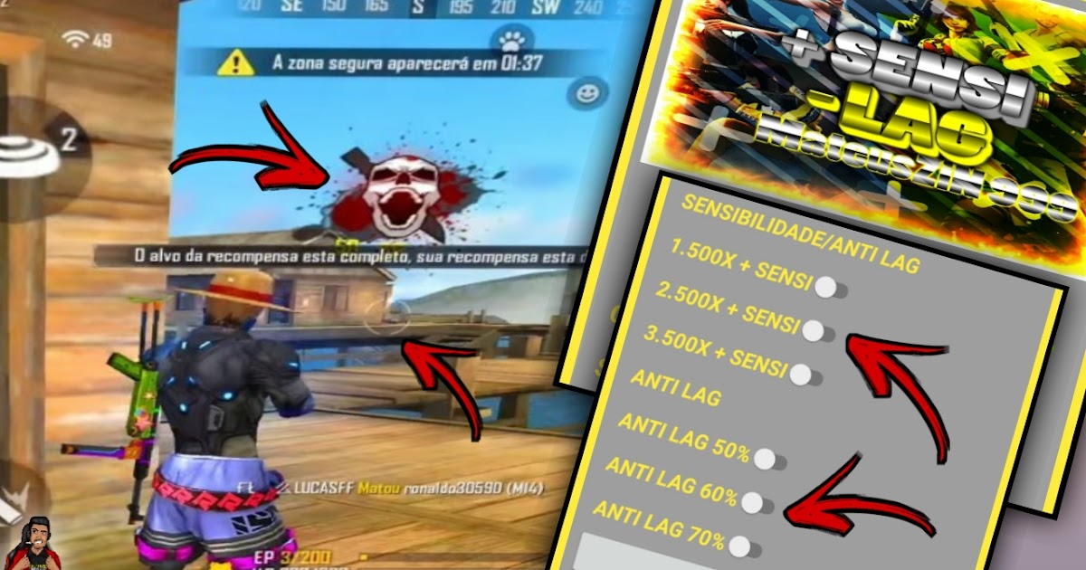 BAIXAR Novo APP de SENSIBILIDADE Alta no FREE FIRE Mobile ...