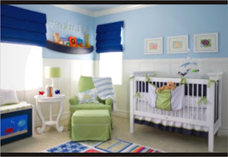 Desain Dekorasi Interior Kamar Bayi Laki-laki