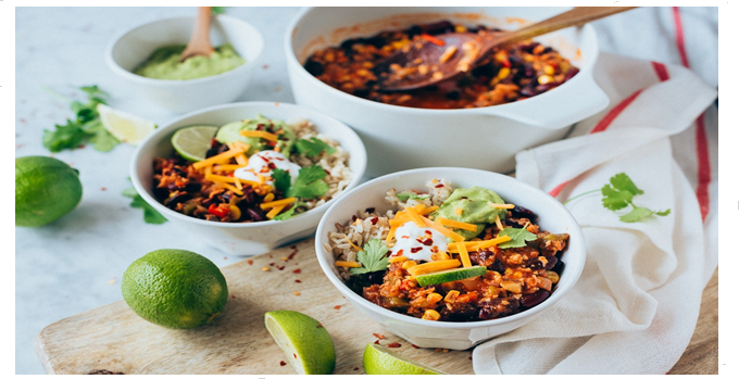 Chili mexicano vegetariano