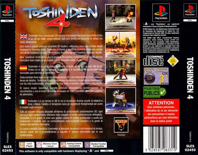 Battle Arena Toshinden 4 Back Cover