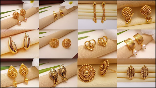 Gold Earrings Design for Girl | Gold Earrings Designs for Daly use