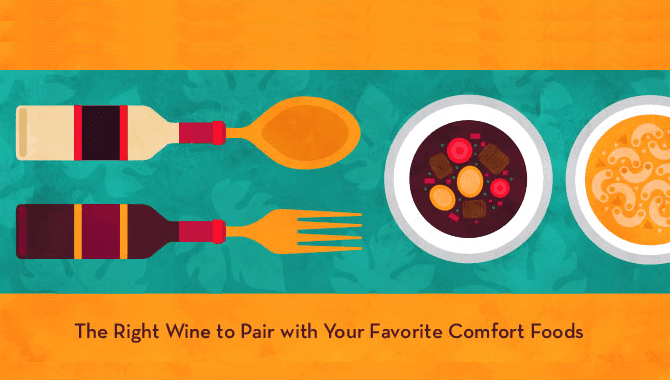 The Right Wine to Pair with Your Favorite Comfort Foods