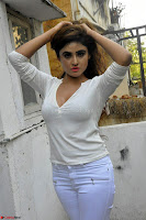Sony Charishta in White Top and Denim jeans ~  Exclusive Galleries 013.jpg