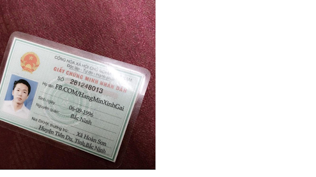 Share Phôi CMND chuẩn chua fix dùng làm facebook không tên và checkpass