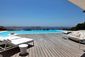 Traditional Greek house on Mykonos island