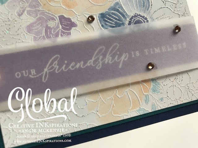 By Angie McKenzie for Global Creative INKspirations; Click READ or VISIT to go to my blog for details! Featuring the Breathtaking Bouquet and Timeless Tropical stamp sets from the January-June 2020 Mini Catalog and the Good Morning Magnolia stamp set from the 2019-2020 Annual Catalog; #breathtakingbouquetstampset #timelesstropicalstampset #goodmorningmagnoliastampset  #coloringwithaquapainters #stampingtechniques #cardtechniques #stampinup #handmadecards #stampinupinks #heatembossing #friendshipcards 