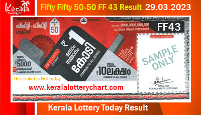 Fifty Fifty FF 43 Result Today 29.03.2023