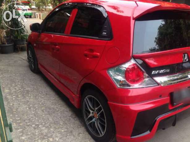 Contoh Gambar Modifikasi Honda Brio Merah Keren Banget 