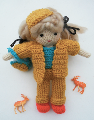poupée crochet vintage crochet doll