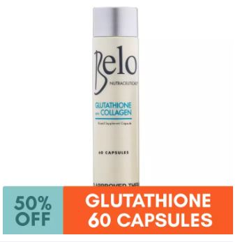 Buy Now:  50% Off Belo Nutraceuticals Glutathione + Collagen 60s