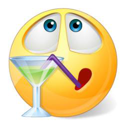 Cocktail Smiley