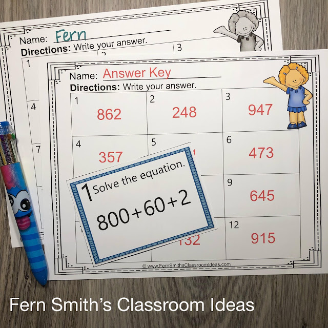 Download this Second Grade Math Different Forms Of Numbers Resource Bundle to Use in Your Classroom Today!