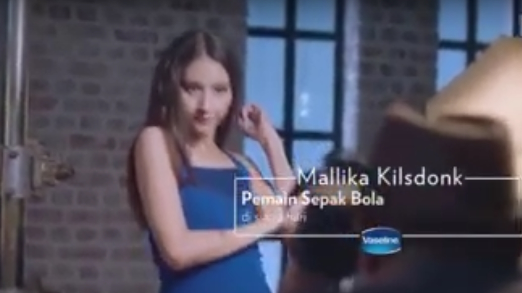 Biografi Profil Biodata Mallika Kilsdonk - Model Iklan Vaseline