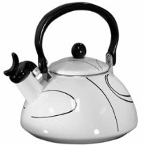 Corelle Coordinates 2-1/5-Quart Whistling Teakettle, Simple Lines