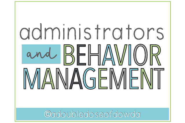Administrators and Behavior Management