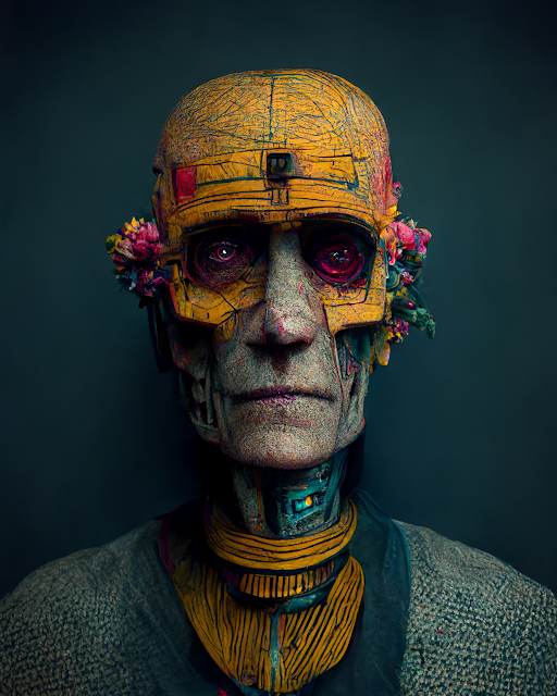 3D portraits in the Cyberpunk Style