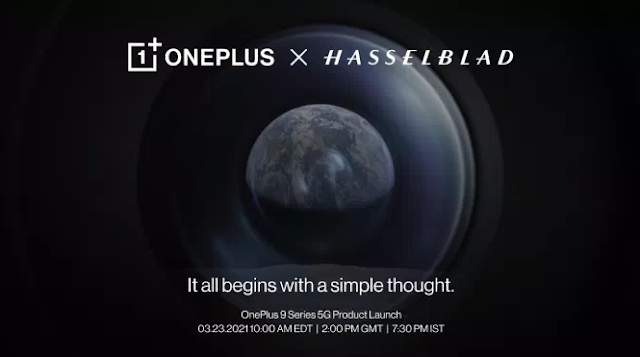 ستظهر سلسلة OnePlus 9 لأول مرة بكاميرا Hasselblad في 23 مارس