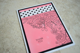 Thank You Card by Jess Crafts using Simon Says Stamp June 2017 Card Kit Blissful