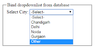 Bind dropdownlist from sql server database  and insert item at first or last position in asp.net