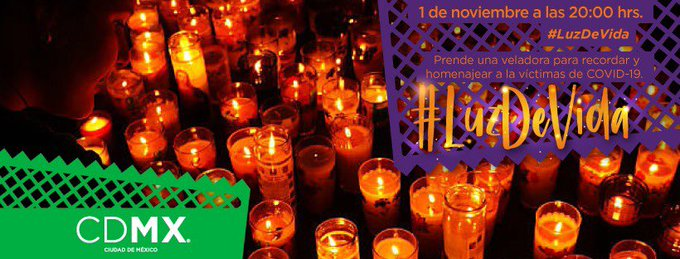 Invitan a la ciudadanía a encender velas para recordar a los fallecidos por el Covid-19