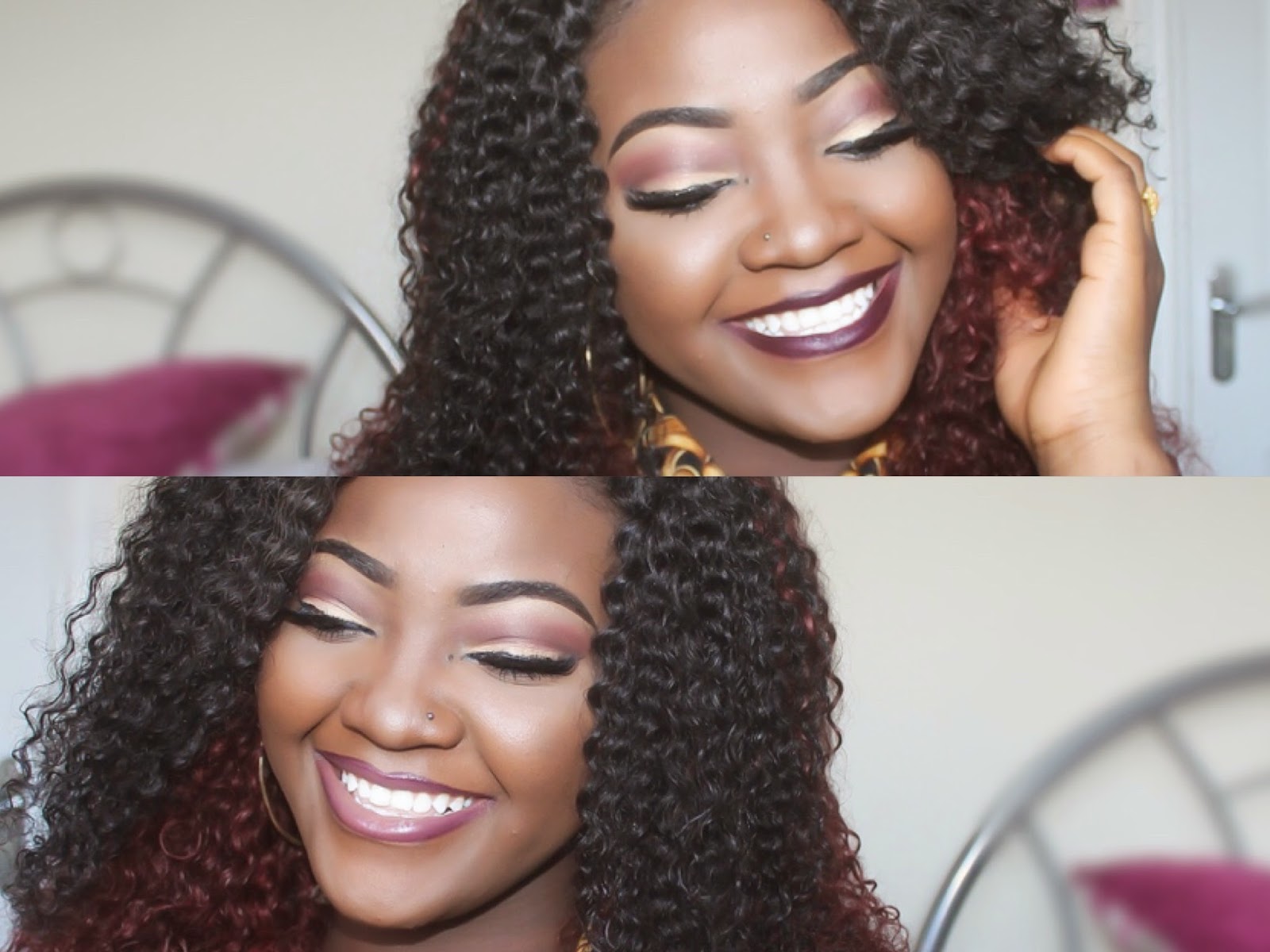 UWANI ALIYU NOVEMBER GLAM MAKEUP TUTORIAL FALL