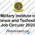 Military Institute of Science and Technology Job Circular 2020