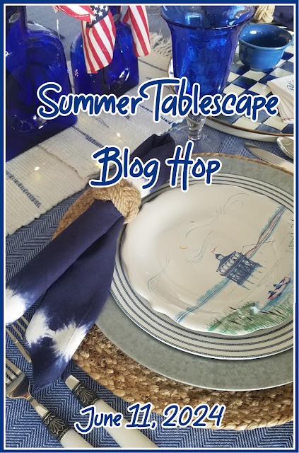 Summer tablescape blog hop