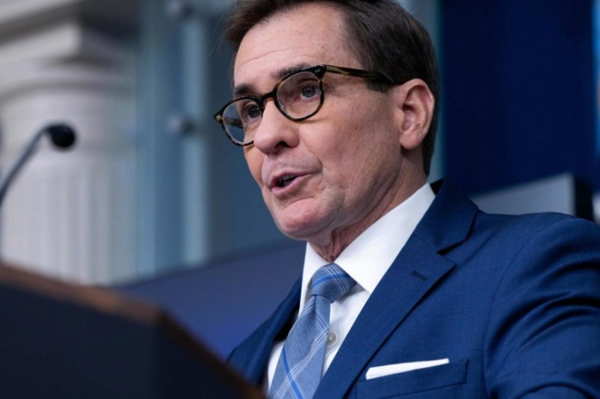 O porta-voz do Conselho de Segurança Nacional da Casa Branca, John Kirby | Foto: EFE/EPA/JULIA NIKHINSON / POOL
