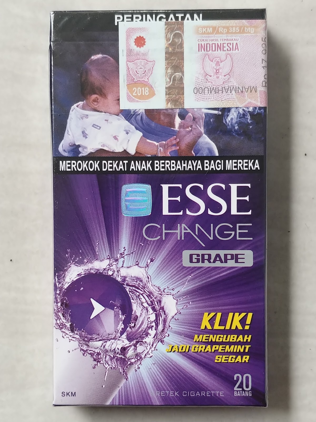 Esse Change Grape SKM LTLN Superslims Pertama dengan 