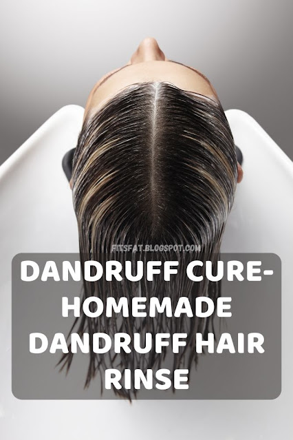 HOMEMADE DANDRUFF HAIR RINSE