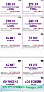 Free Printable Chuck E Cheese Coupons