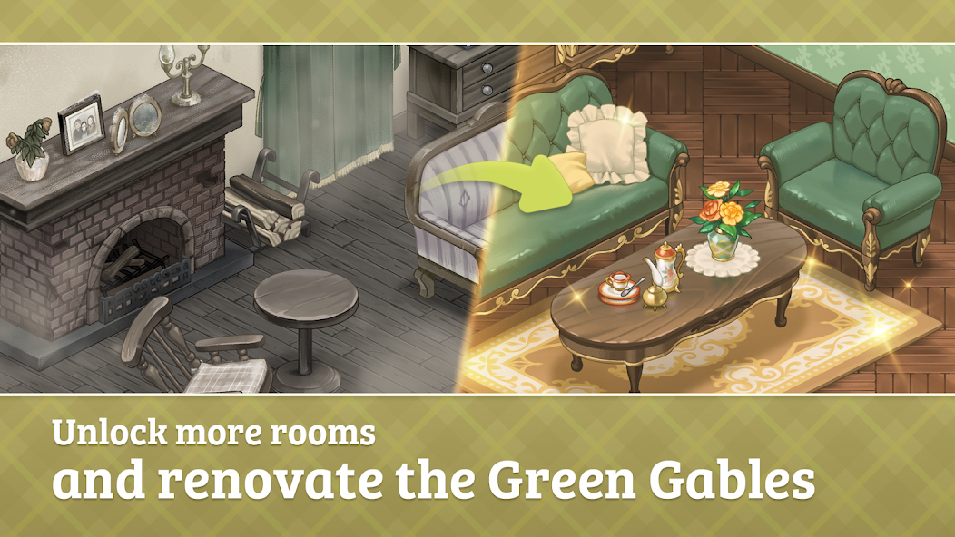 Oh My Anne Mobile Game - Unlock More Rooms and Renovate Green Gables