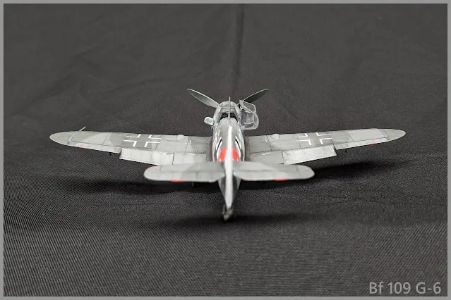 Maquette du Bf 109 G-6 d'Eduard au 1/48.