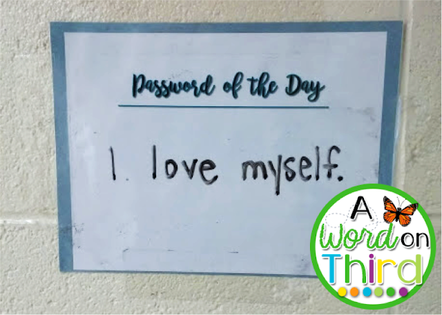Set up a positive affirmation as a password to build confidence! - By A Word On Third