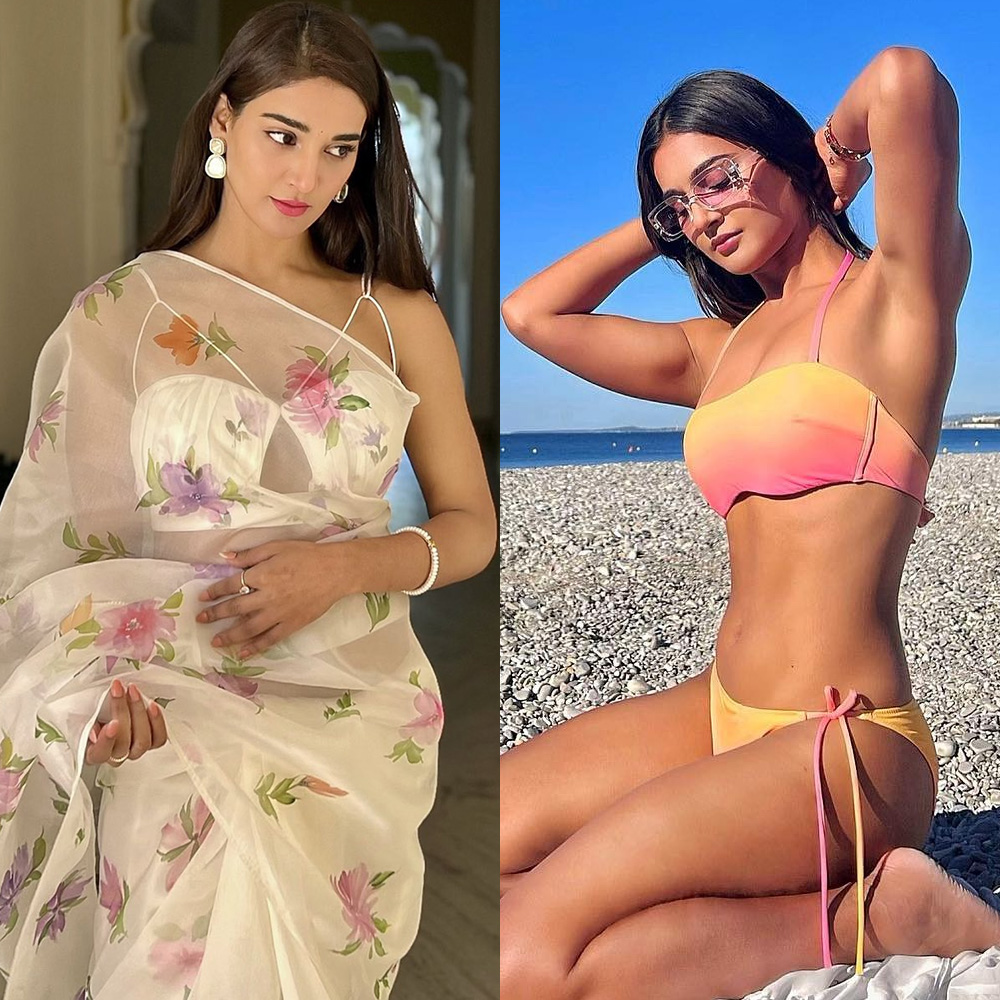 Mukti Mohan saree vs bikini hot actress