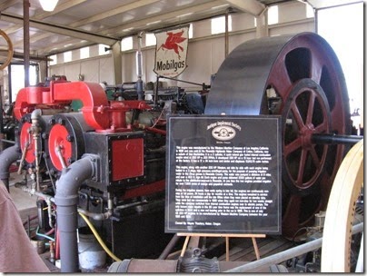 IMG_8379 1928 Western 2-Cylinder 200-Horsepower Stationary Irrigation Pump Engine at Antique Powerland in Brooks, Oregon on August 1, 2009