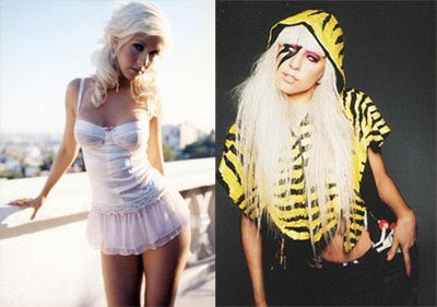 lady gaga christina aguilera