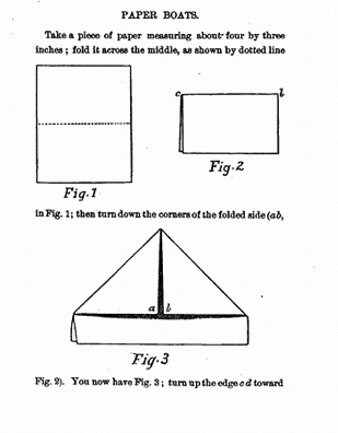  party decoration here are the instructions on how to make a paper boat