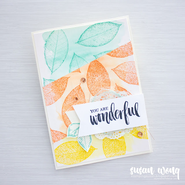 Set for Rooted In Nature by Stampin' Up! Card Class - Stamping Susan Wong