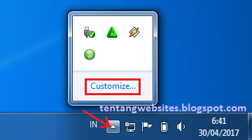 Cara menampilkan icon network connection di taskbar Cara menampilkan icon network connection di taskbar