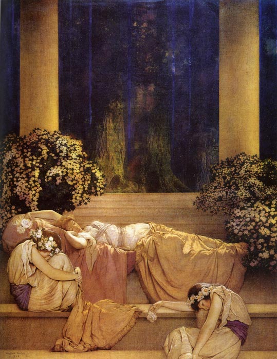 maxfield parrish sleeping beauty