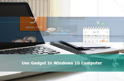 How to use desktop gadget in windows 10 as windows 7