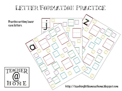 Printable | Letter Formation Practice | Lowercase | Teacher@Home